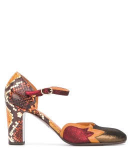 Waban block heel pumps