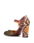 Waban block heel pumps