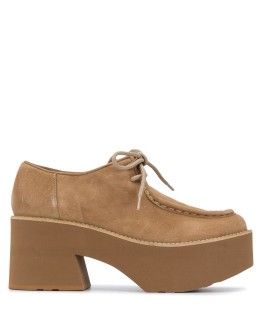 platform lace-up shoes