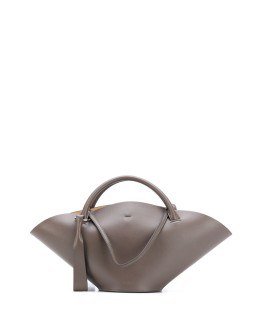 calf leather bucket bag