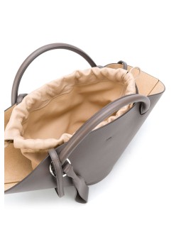 calf leather bucket bag