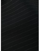pinstripe flared trousers