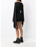 draped sleeves playsuit