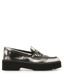 Kate metallic platform loafers