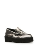 Kate metallic platform loafers