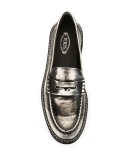 Kate metallic platform loafers