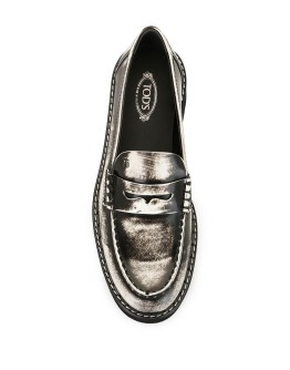 Kate metallic platform loafers