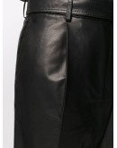 matte belted shorts
