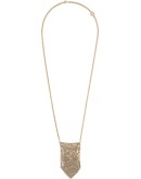 mesh pendant necklace