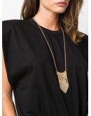 mesh pendant necklace