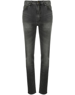 whiskered skinny jeans
