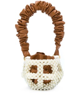 Mei Small pearl embellished bag