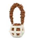 Mei Small pearl embellished bag