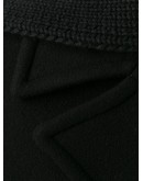 detachable lapel classic peacoat