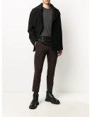 detachable lapel classic peacoat