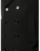detachable lapel classic peacoat