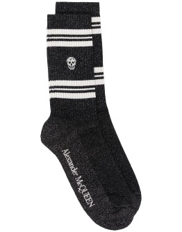 logo glitter socks