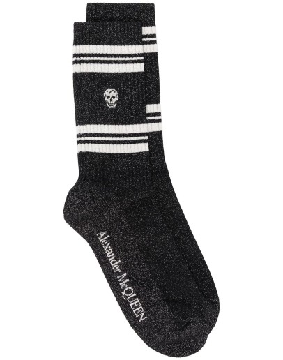 logo glitter socks