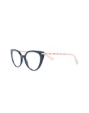 Rockstud round-frame glasses