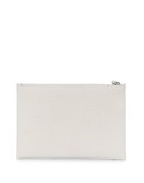 four-stitch zip clutch