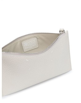 four-stitch zip clutch