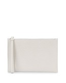 four-stitch zip clutch