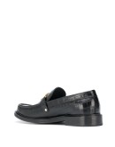 lettering logo loafers 