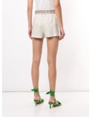 Linn embroidered linen shorts