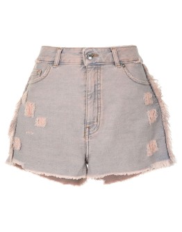 distressed denim shorts