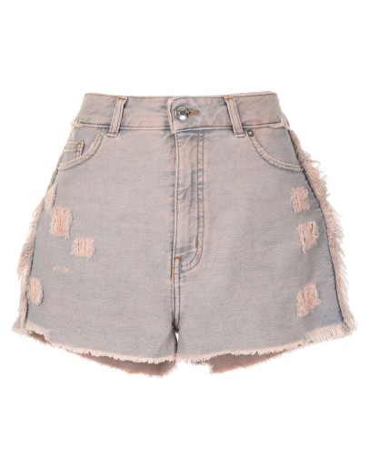 distressed denim shorts