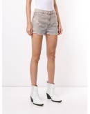 distressed denim shorts