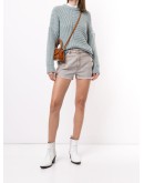 distressed denim shorts