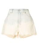 frayed denim shorts