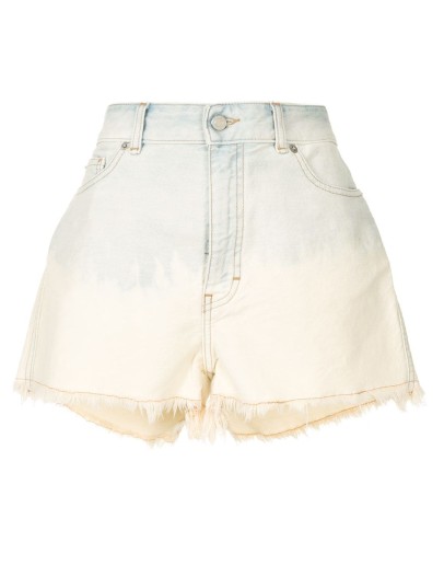 frayed denim shorts
