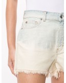 frayed denim shorts
