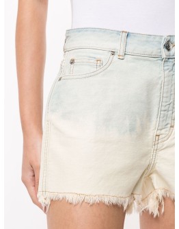 frayed denim shorts