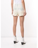 frayed denim shorts