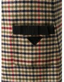 houndstooth midi skirt