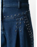 high-rise denim shorts