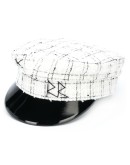 tweed sailor cap