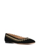 Lauren studded ballerina shoes