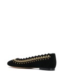 Lauren studded ballerina shoes