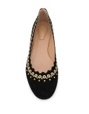 Lauren studded ballerina shoes