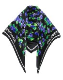 floral print silk scarf
