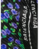 floral print silk scarf