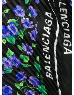 floral print silk scarf