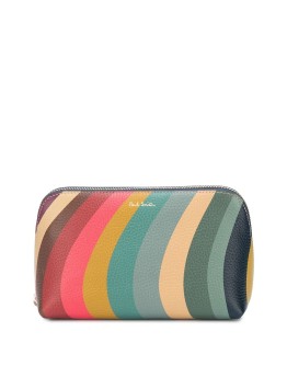Swirl print make-up bag