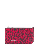 leopard-print coin purse
