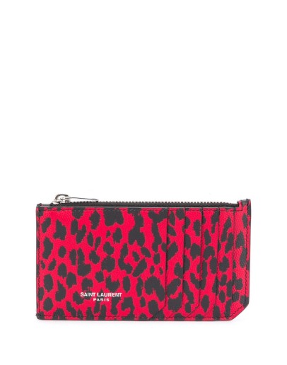 leopard-print coin purse