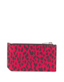 leopard-print coin purse